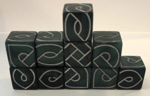 three dimensional wall of Knot Dice
