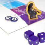 Kenny G figurine at the end of the game board