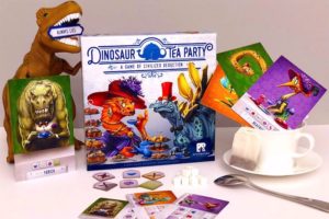 Dinosaur Tea Party: dinosaurs, teacup, board game