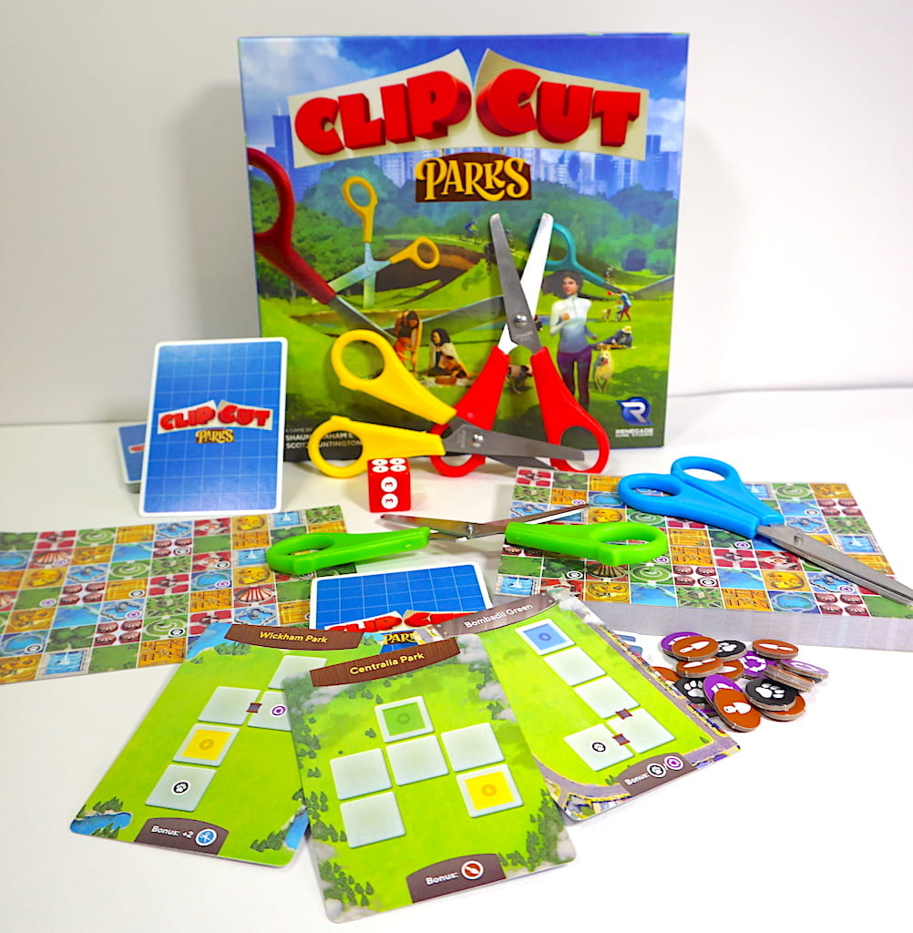 The World's First Roll 'n Cut Game --- ClipCut Parks Review